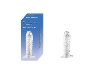 Rękaw na penisa przezroczysty z wypustkami Lovesecret 12,5 cm