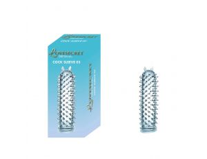 Rękaw na penisa przezroczysty z wypustkami Lovesecret 12,5 cm