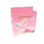 Zestaw lisiego ogonka i uszu Lovesecret różowo biały 20 cm - 2