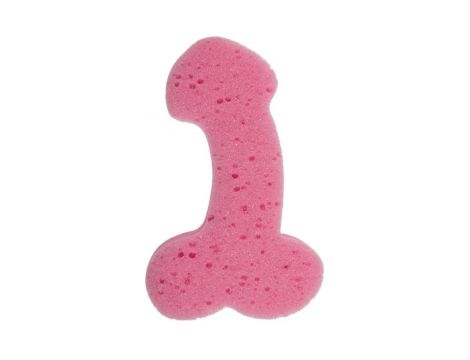 Zabawka - Bath Sponge Penis - 19cm Pink - 3