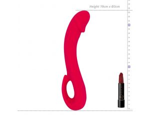 Wibrator punktu G Vibey elastyczny różowy USB 19 cm