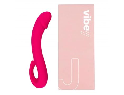 Wibrator punktu G Vibey elastyczny różowy USB 19 cm - 6