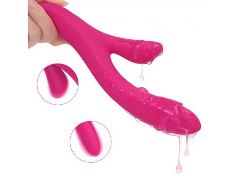 Wibrator króliczek Vibey Model Y Power Escorts różowy USB 23 5 cm - 5