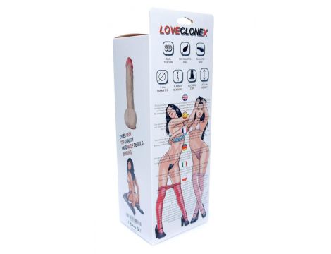 Dildo-DIONIZOS-LOVECLONEX 9,5""""""""-flexible - 3