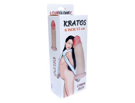 Dildo-KRATOS-LOVECLONEX 6"" - 2