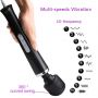 Stymulator-Magic Massager Wand Cable 110-240V Purple 10 Function - 6