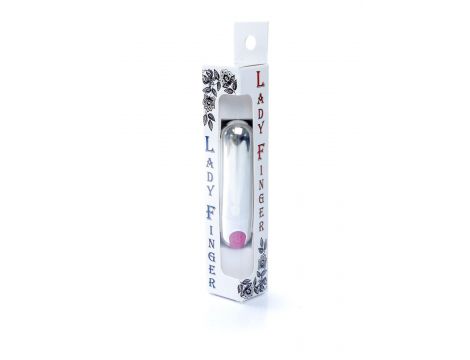 Wibrator-Strong Bullet Vibrator Silver/Pink USB 10 Function - 4