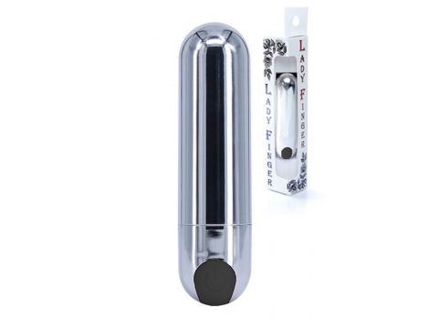 Wibrator-Strong Bullet Vibrator Silver/Black USB 10 Function - 7