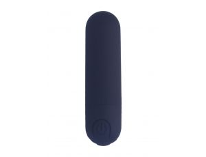 Wibrator-Strong Bullet Vibrator Black USB 10 Function