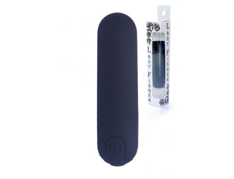 Wibrator-Strong Bullet Vibrator Black USB 10 Function - 6