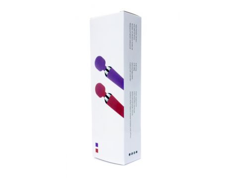 Masażer wand silikonowy B Series Magic różowy USB 19,5 cm 10 funkcji - 8
