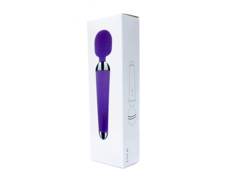 Masażer wand silikonowy B Series Magic różowy USB 19,5 cm 10 funkcji - 6