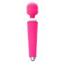 Masażer wand silikonowy B Series Magic różowy USB 19,5 cm 10 funkcji - 2