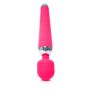 Masażer wand silikonowy B Series Magic różowy USB 19,5 cm 10 funkcji - 4