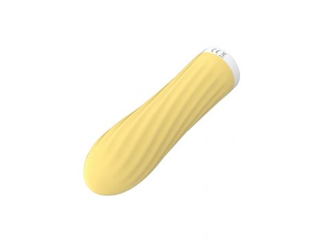 Stymulator-Rechargeable Silicone Touch Vibrator USB 10 Functions - Yellow - 2