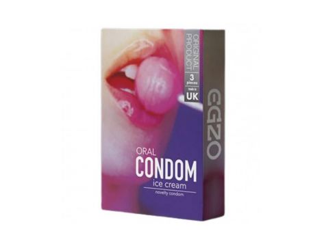Prezerwatywy EGZO Oral condom ICE CREAM 3pc
