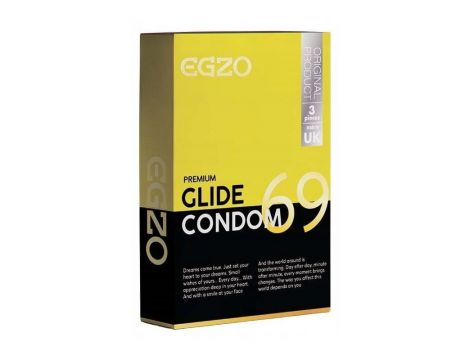 Prezerwatywy EGZO traditional condom GLIDE 3pc