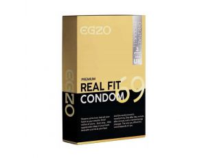 Prezerwatywy EGZO traditional condom REAL FIT 3pc