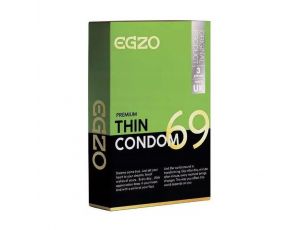 Prezerwatywy EGZO traditional condom THIN 3pc