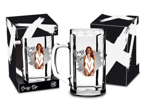 Kufel szklany Sexy Sip 500ml House of Mugs - 3