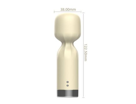 Wibrator Silk Pulse ecru kompaktowy 12 cm wodoodporny - 6