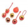 Wibrujące kulki Kegla Trinity Tones silikonowe wodoodporne 12 cm zestaw 3 - 5