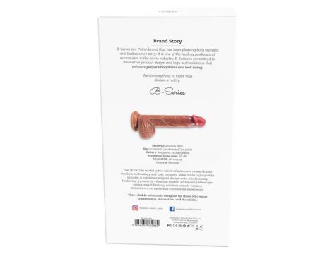 Wibrator realistyczny RealFeel Heat silikonowy podgrzewany 16 cm - 3