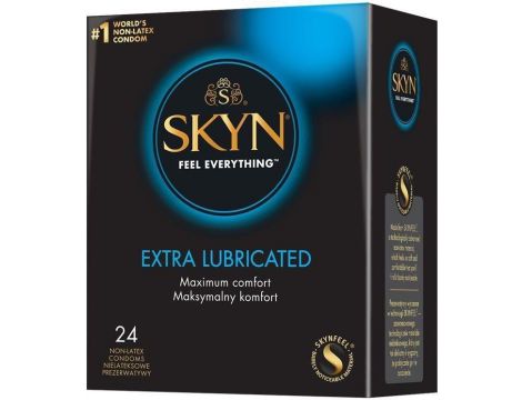 Prezerwatywy SKYN Extra Lube poliizoprenowe 24 szt.