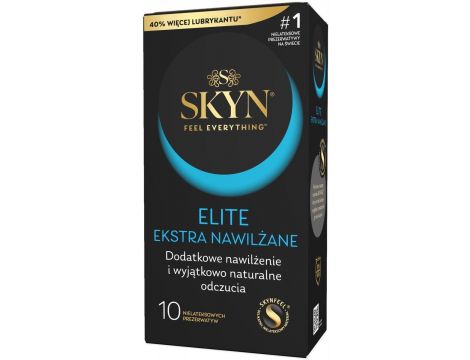 Prezerwatywy SKYN Elite Extra Lube bezlateksowe 10 szt.