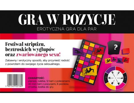 Gry-GRA W POZYCJE-erotyczna gra dla par - 3