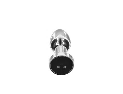 Korek analny wibrujący ToyJoy stalowy srebrny USB - 3
