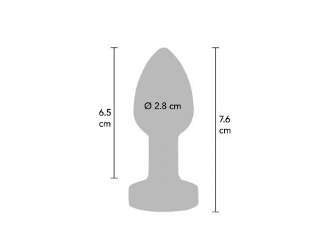 Korek analny wibrujący ToyJoy stalowy srebrny USB - 5