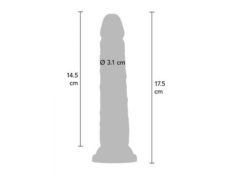 Deluxe Dual Density Dong 7 In Light skin tone - 7
