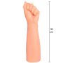 Pięść analna ToyJoy Get Real Extreme jasny odcień skóry 30 cm - 6