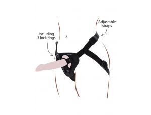 Strap-On Harness Black