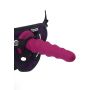 Ribbed Dong 6 Inch Red - 8