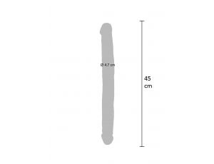 Double Dong 18 Inch Light skin tone