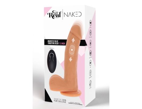 Magnetic Pulse Trusting Dildo Light skin tone - 3