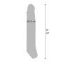 Nakładka erekcyjna ToyJoy Get Real Large 19 cm TPE - 5