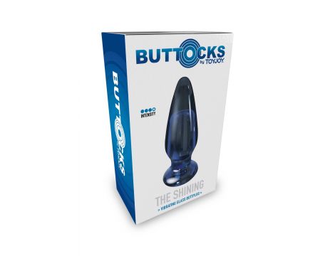 The Shining Glass Buttplug Blue - 4