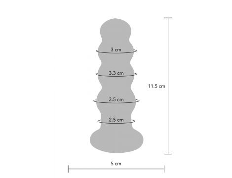 The Radiant Glass Buttplug Blue - 8