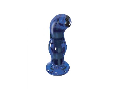The Gleaming Glass Buttplug Blue - 3