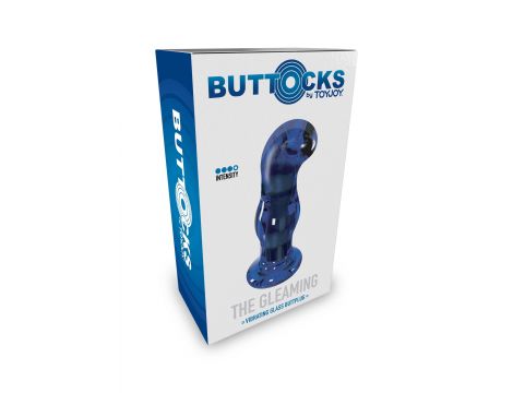 The Gleaming Glass Buttplug Blue - 5