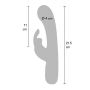 Exciting Rabbit Vibrator Purple - 10