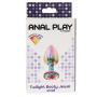 Aluminiowy korek analny z tęczowym klejnotem Twilight ToyJoy mały 7 cm - 2
