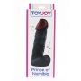 Dildo realistyczne ToyJoy Prince Of Namibia PVC czarny 20 cm - 4