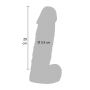 Dildo realistyczne ToyJoy Prince Of Namibia PVC czarny 20 cm - 3