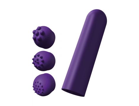 Wibrator kieszonkowy ToyJoy fioletowy 12 funkcji USB 6 cm - 6