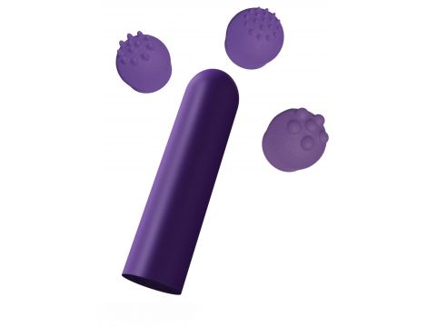 Wibrator kieszonkowy ToyJoy fioletowy 12 funkcji USB 6 cm - 4