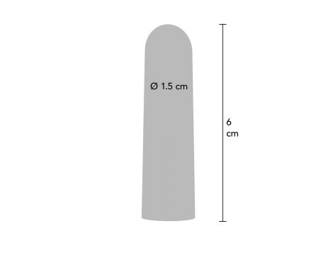 Wibrator kieszonkowy ToyJoy fioletowy 12 funkcji USB 6 cm - 11